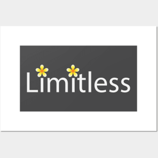 Limitless creative typographic artwork Posters and Art